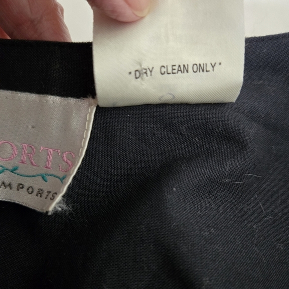 Vntg Passports Gold /Black Beaded Open Evening Jacket L - Picture 2 of 15